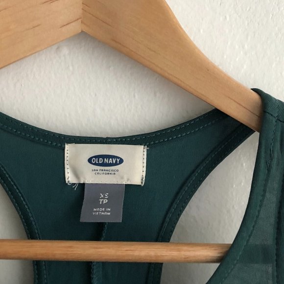 Flowy green Old Navy tank top XS - Picture 2 of 3
